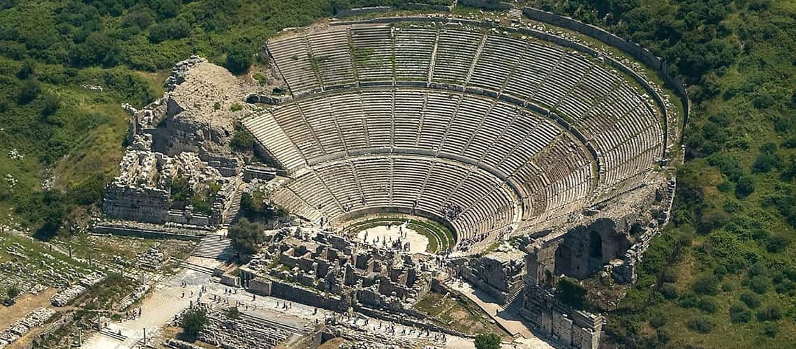 Ancient theatre in western Turkey